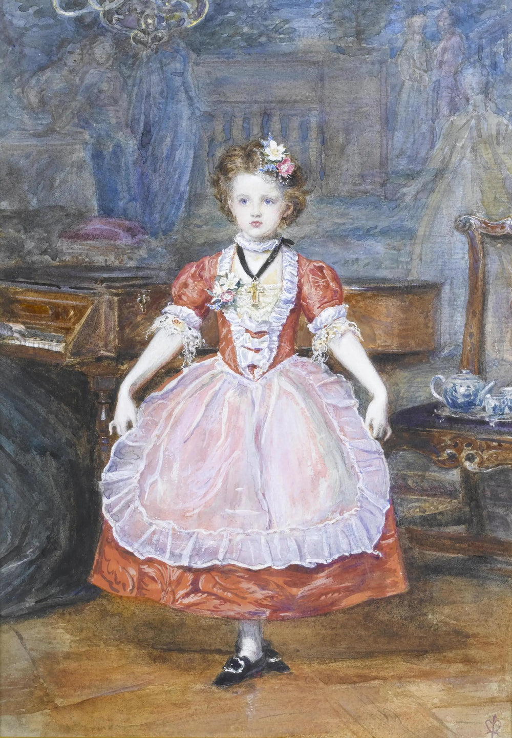 Le Menuet - John Everett Millais image 1 reproduction réalisée par Alpha Reproduction