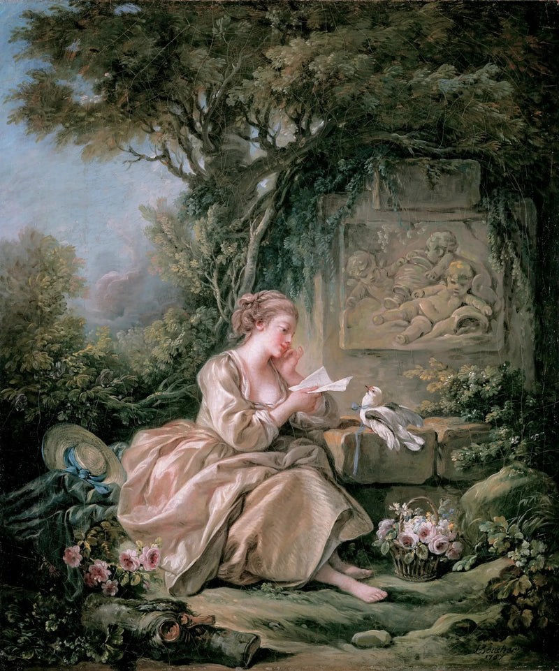 Den diskrete budbringer - François Boucher
