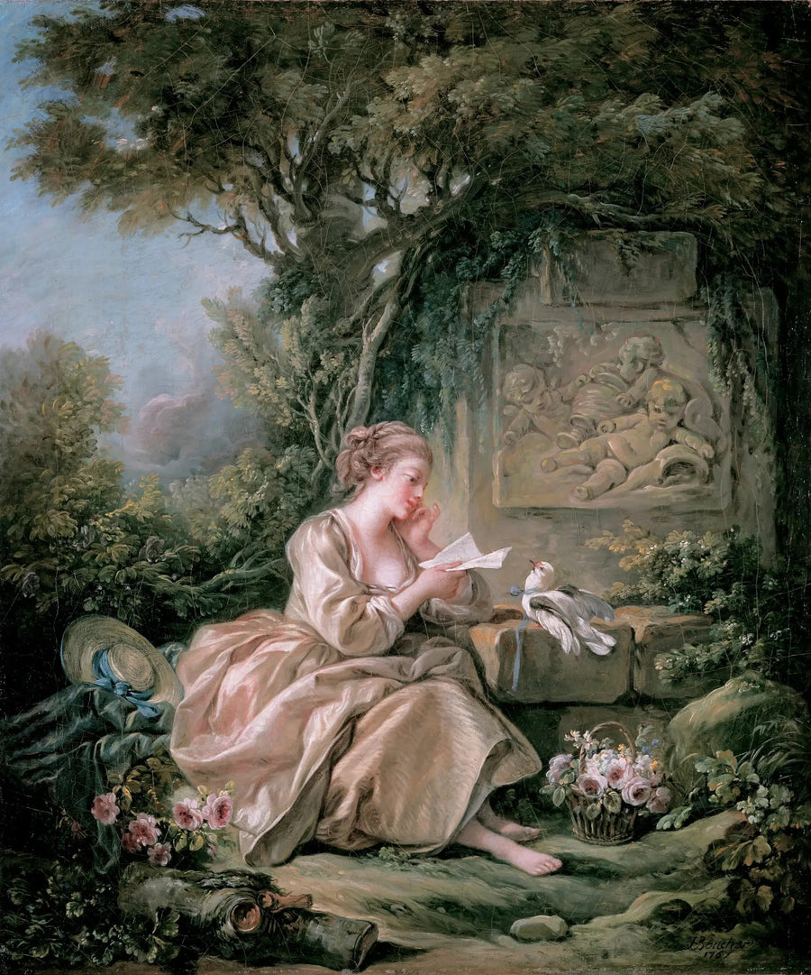 Den diskrete budbringer - François Boucher