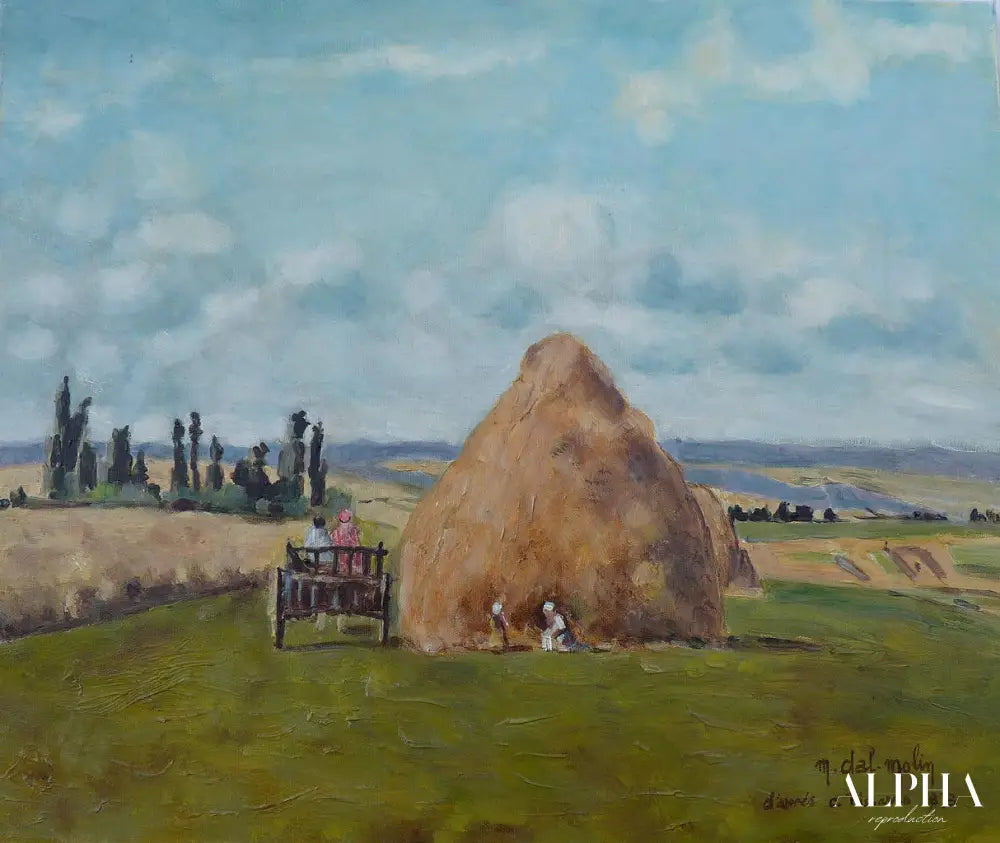 Le meule foin, Pontoise - Camille Pissarro - Reproductions de tableaux et peintures haut de gamme