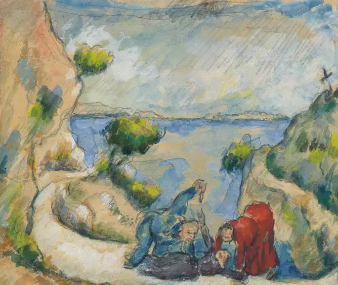 Mordet i kløften - Paul Cézanne