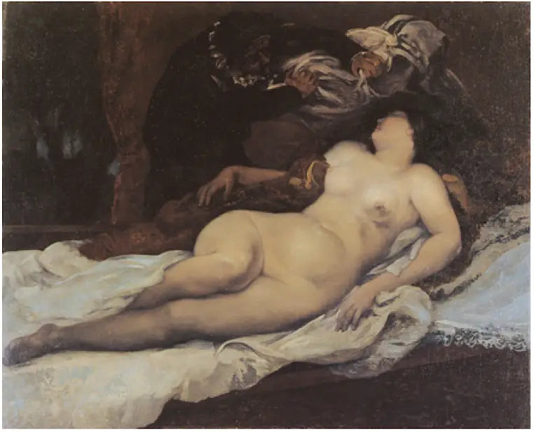 Desdémone-mordet - Gustave Courbet