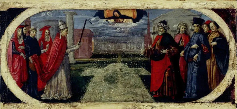 Miraklet med sneen - Pietro Perugino