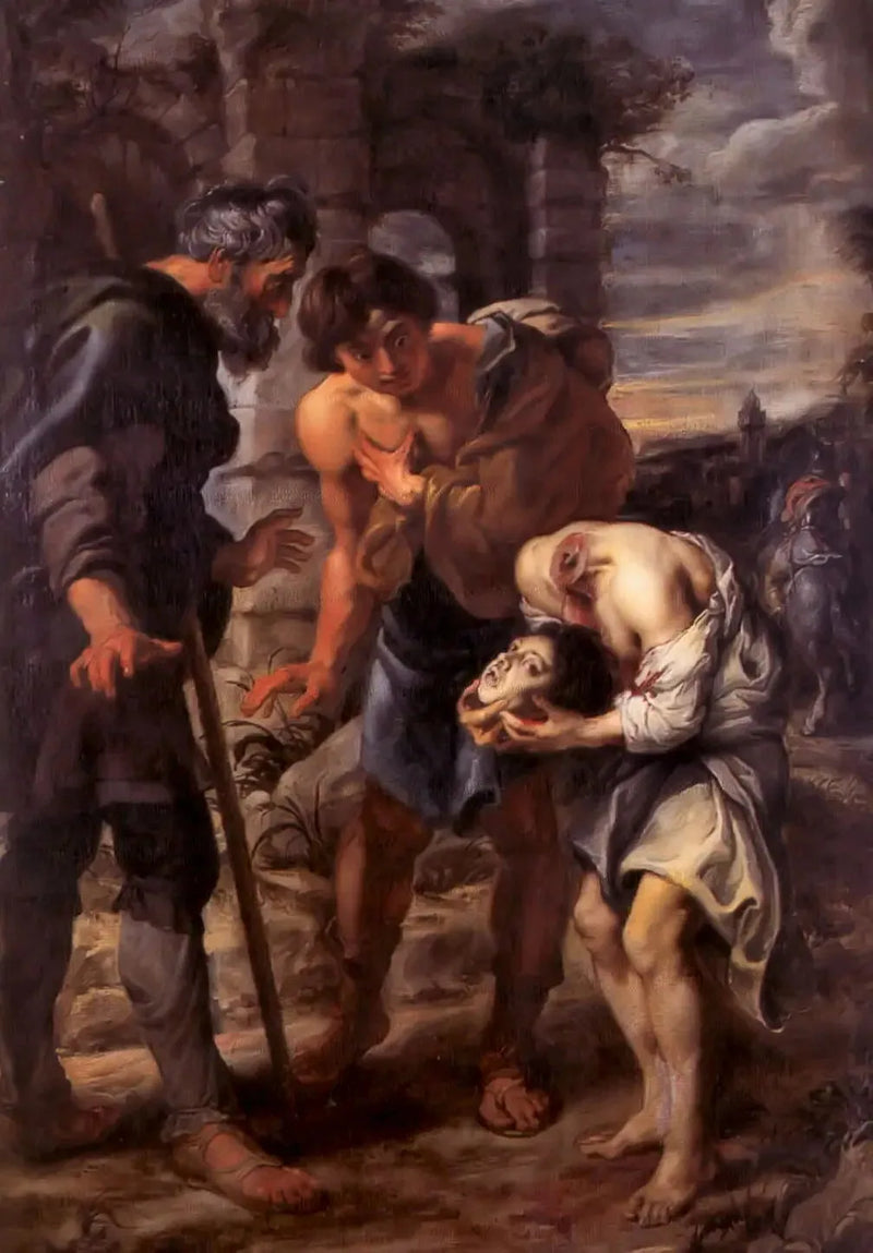 Miraklet af Saint Justin - Peter Paul Rubens