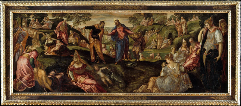 Miraklet med brød og fisk - Jacopo Tintoretto