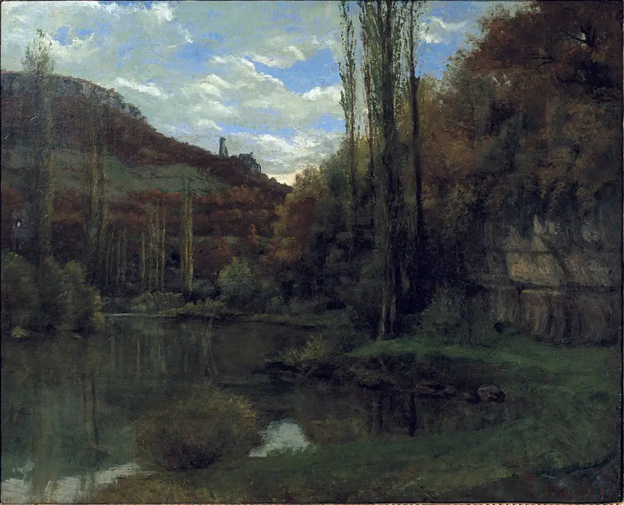 Spejl af Scey - Gustave Courbet