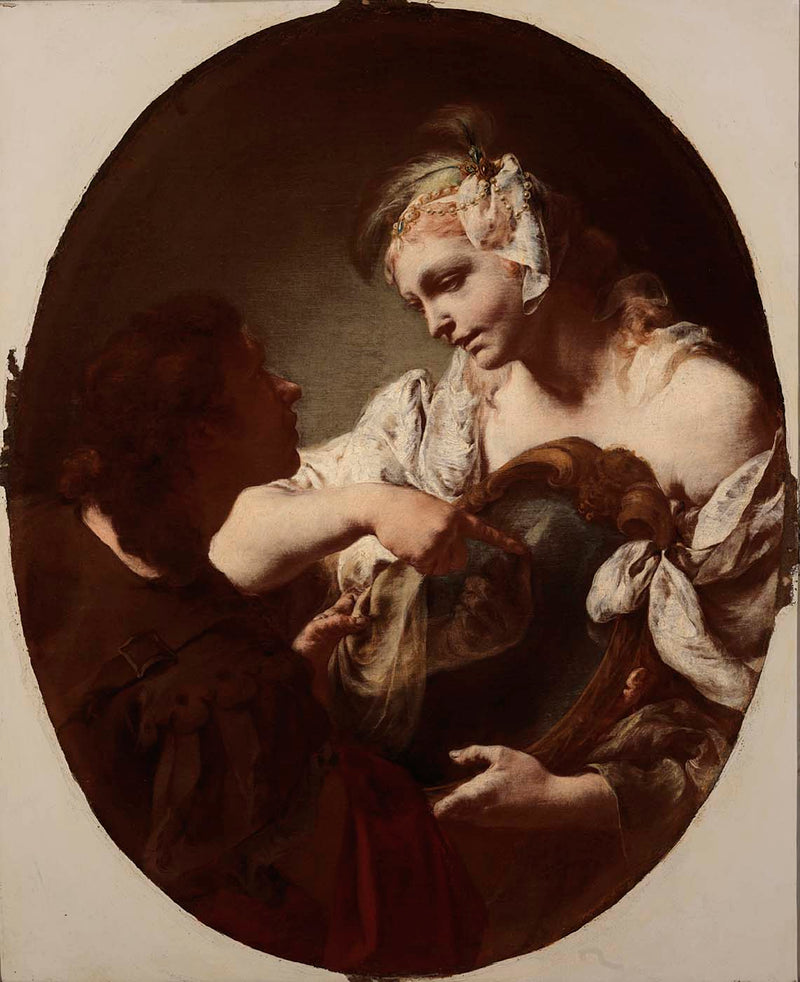 Det Magiske Spejl - Giovanni Battista Piazzetta