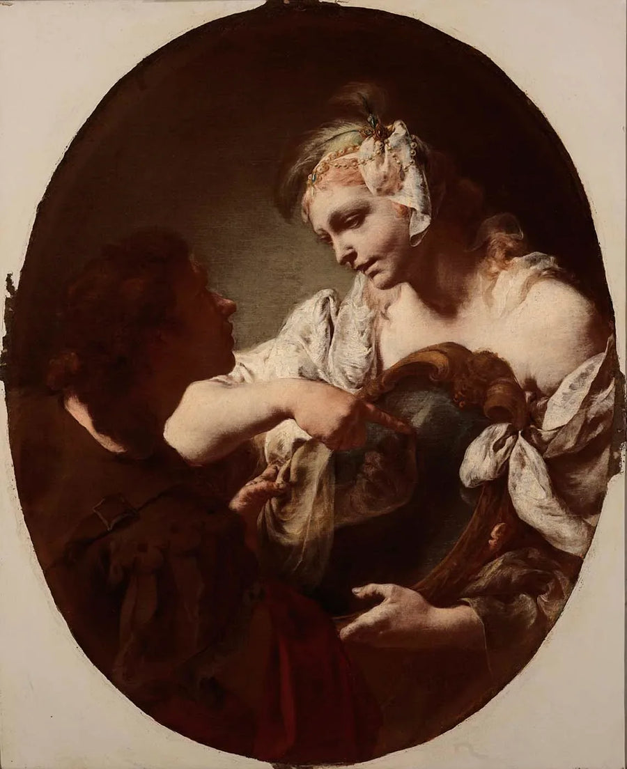 Det Magiske Spejl - Giovanni Battista Piazzetta