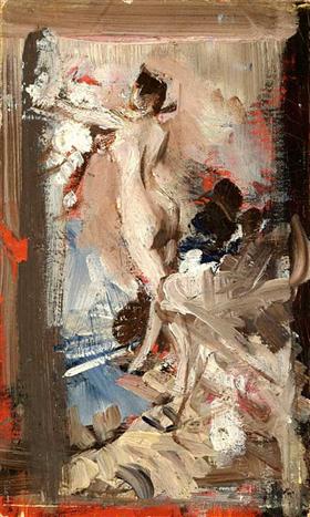 Kunstnerens model, Montecatini - Giovanni Boldini