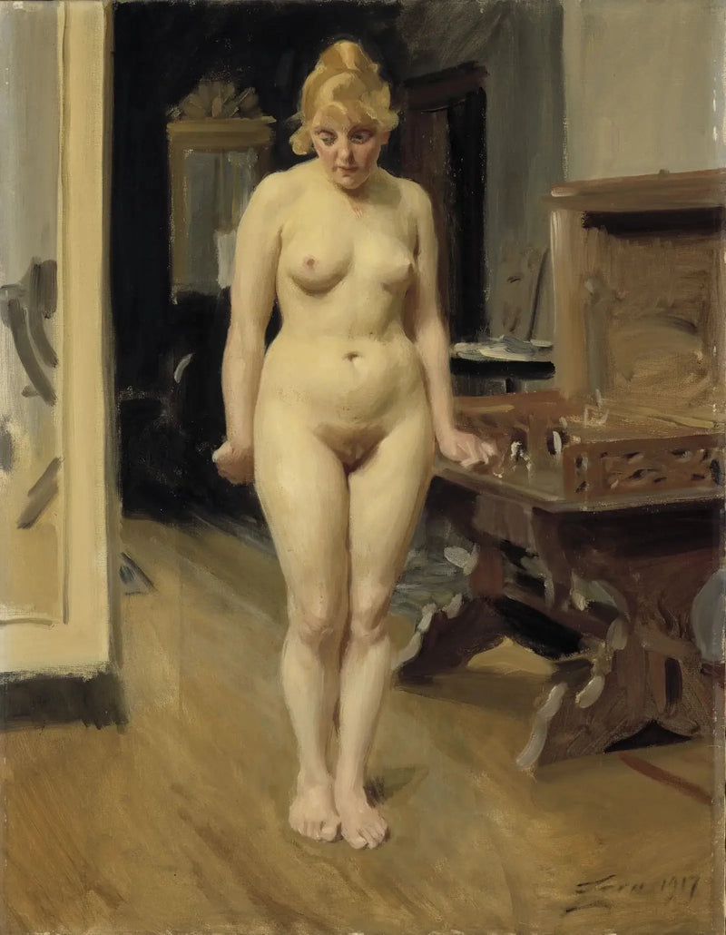 Den genert model - Anders Zorn