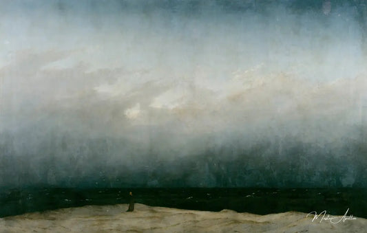 Le Moine au bord de la mer - Caspar David Friedrich - Reproductions de tableaux et peintures haut de gamme