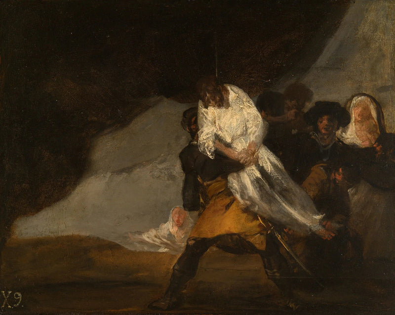 Den hængte munk - Francisco de Goya