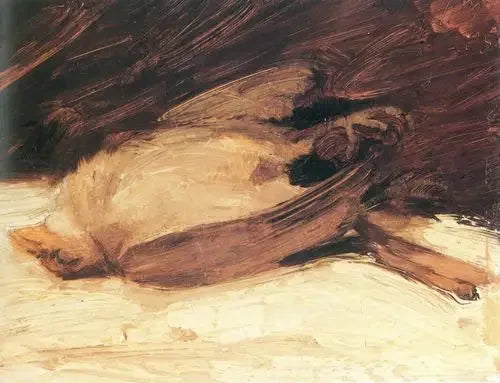Den døde spurv - Franz Marc