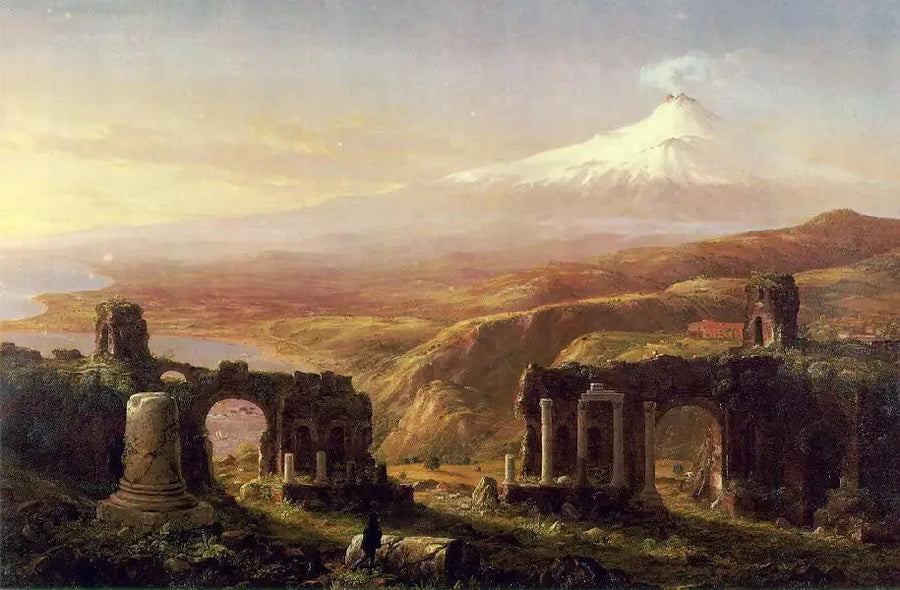 Etna-bjerget fra Taormina - Thomas Cole