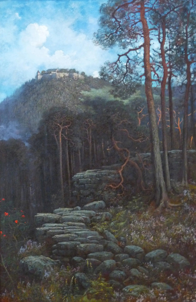 Mont Sainte-Odile med den hedenske mur - Gustave Doré