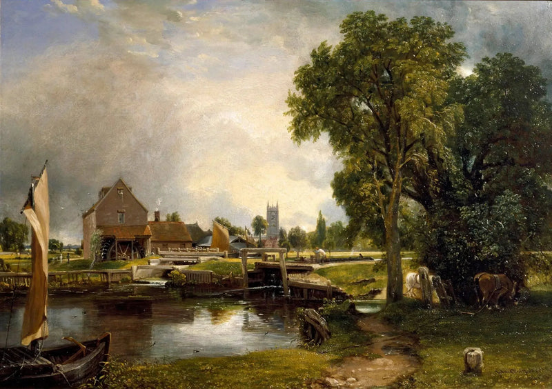 Dedham Mølle - John Constable