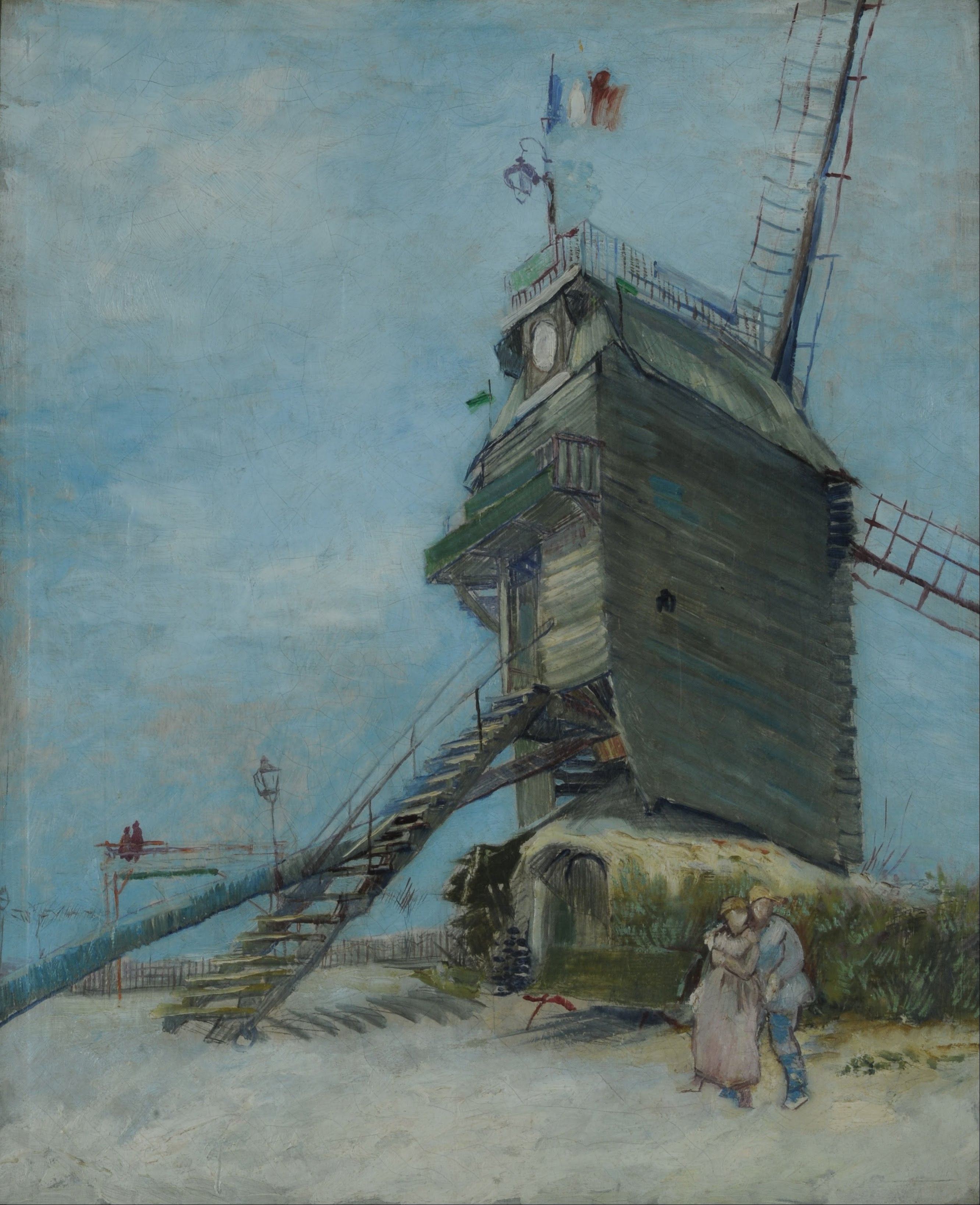 Reproduction du tableau « Le Moulin de la Galette - Vincent van Gogh » par Alpha Reproduction en peinture à l’huile