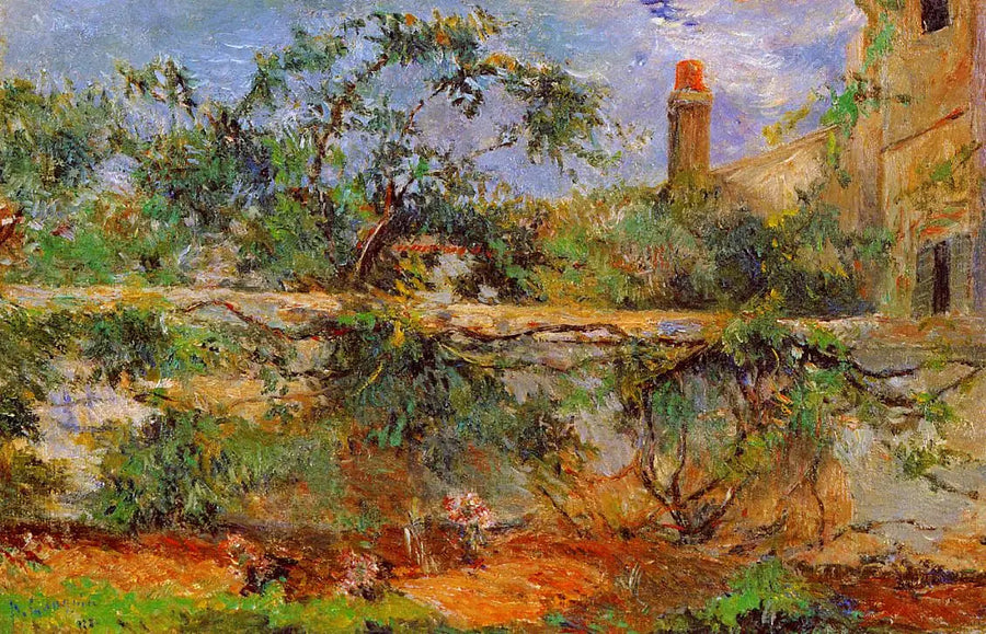 Den fælles mur, eller Frugthaven - Paul Gauguin