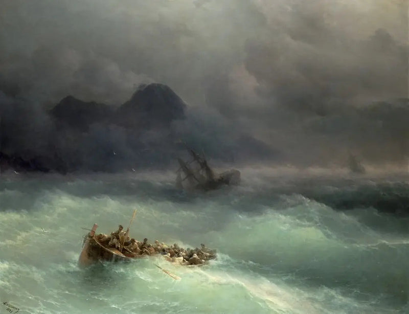 Skibsforlis - Ivan Aïvazovski