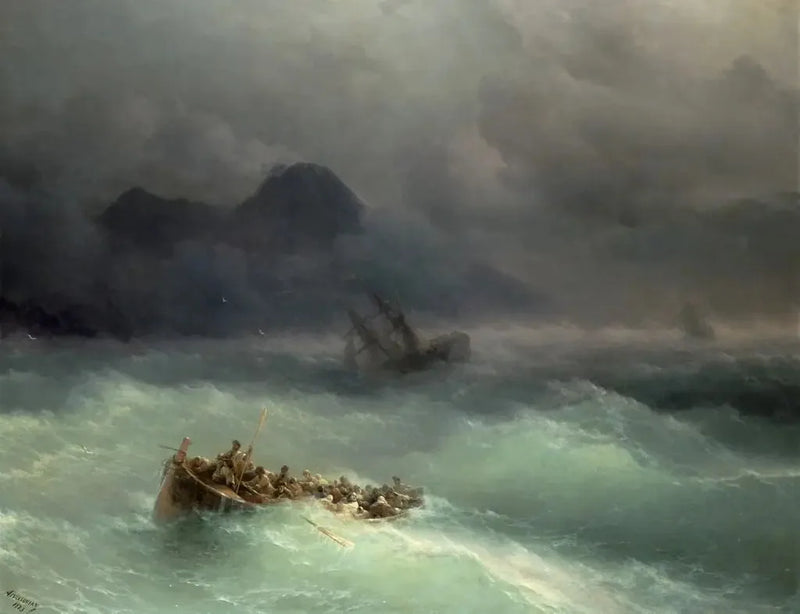 Skibsforlis - Ivan Aïvazovski