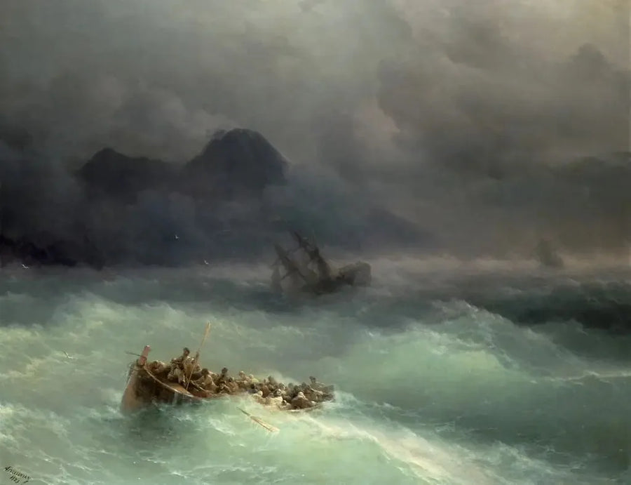 Skibsforlis - Ivan Aïvazovski