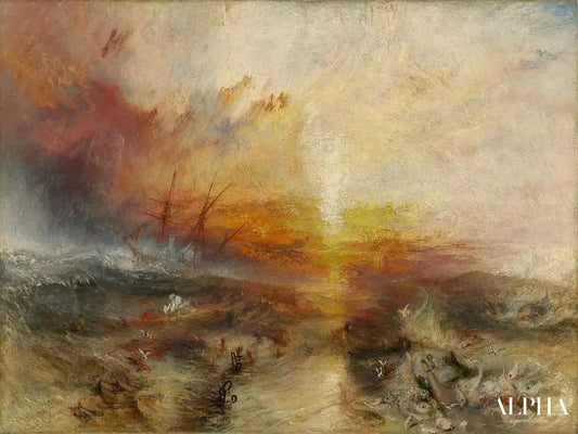 Le négrier - William Turner - Reproductions de tableaux et peintures haut de gamme