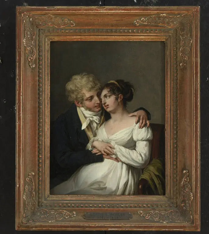 Le neuvième mois - Louis-Léopold Boilly image 1 copie peinte à la main à l’huile