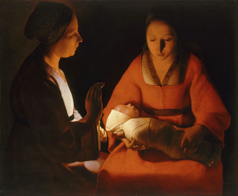 Det Nyfødte - Georges de La Tour