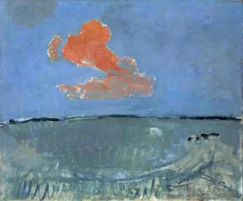 Den røde sky - Piet Mondrian