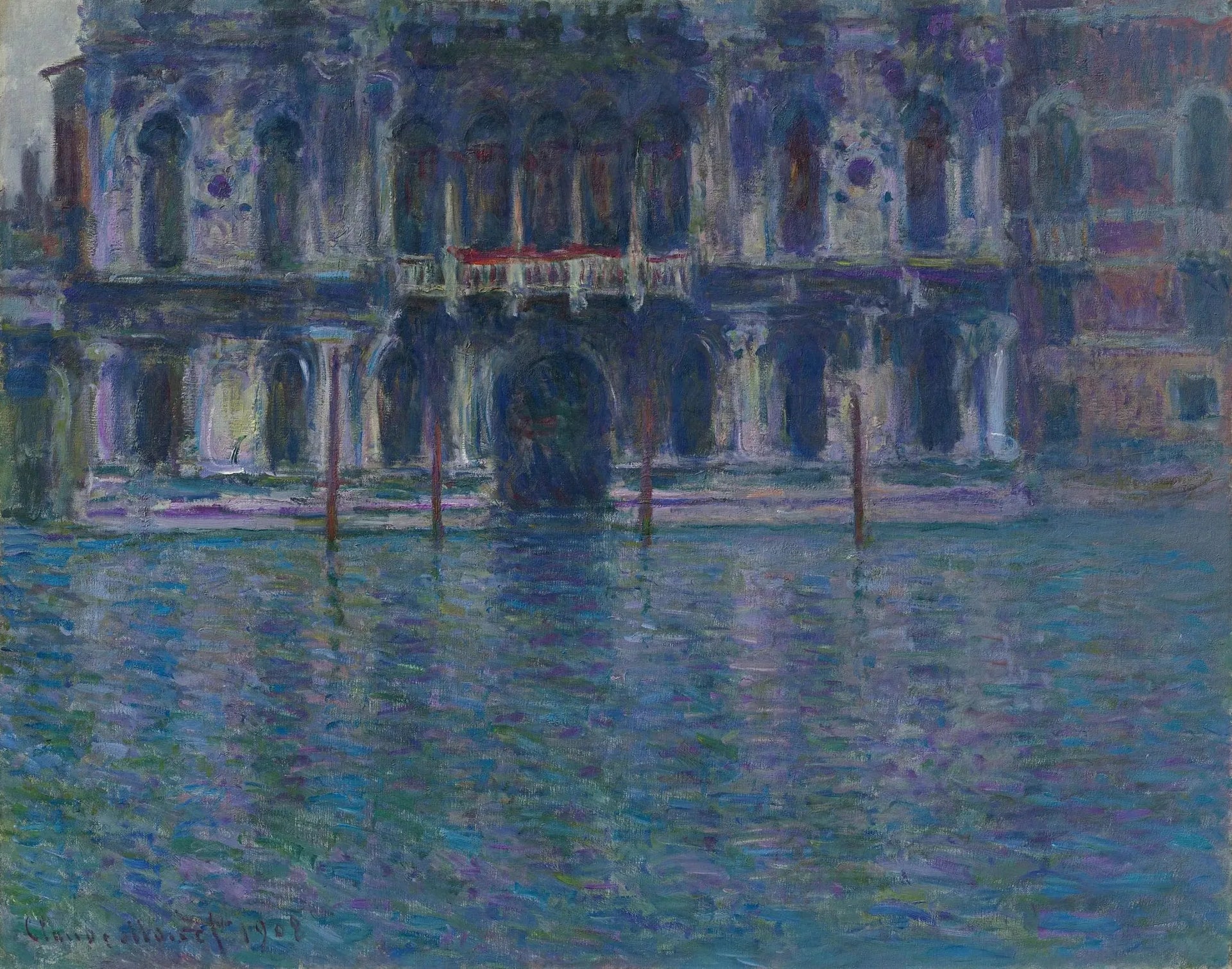 Le Palais Contarini - Claude Monet image 1 copie de tableau peinte à la main