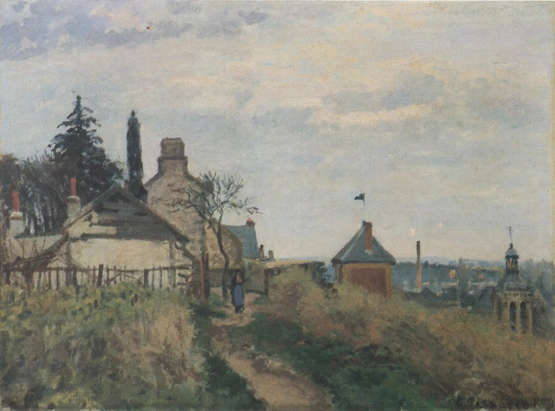 Retten i Pontoise - Camille Pissarro