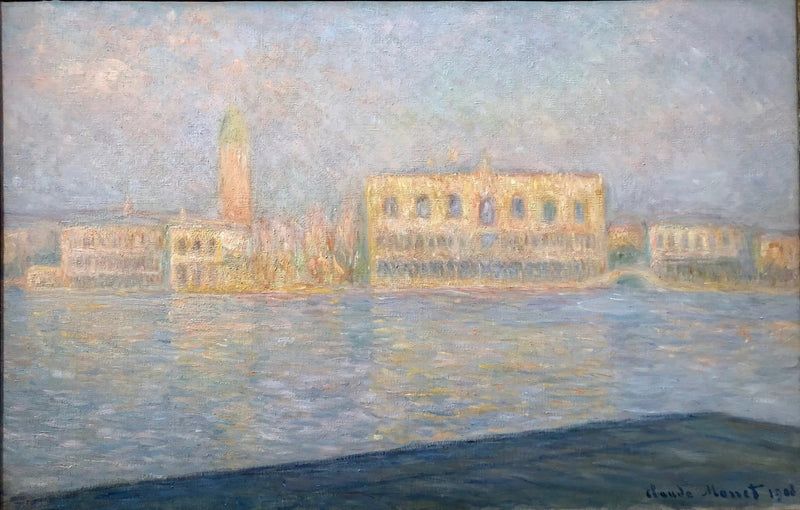 Ducpaladset set fra San Giorgio Maggiore - Claude Monet