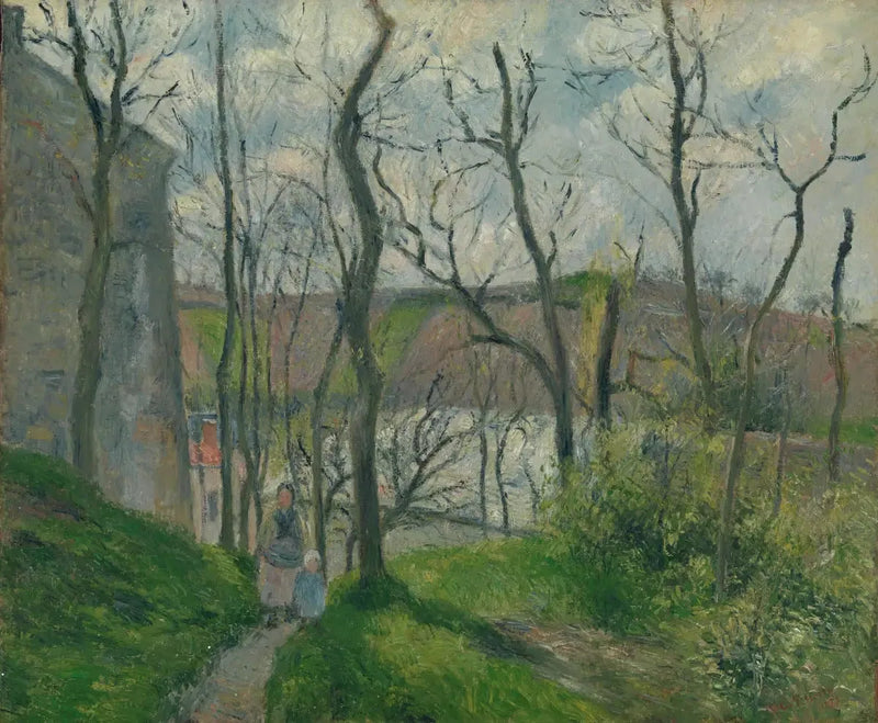 Det Kongelige Palæ, L'Hermitage, Pontoise - Camille Pissarro