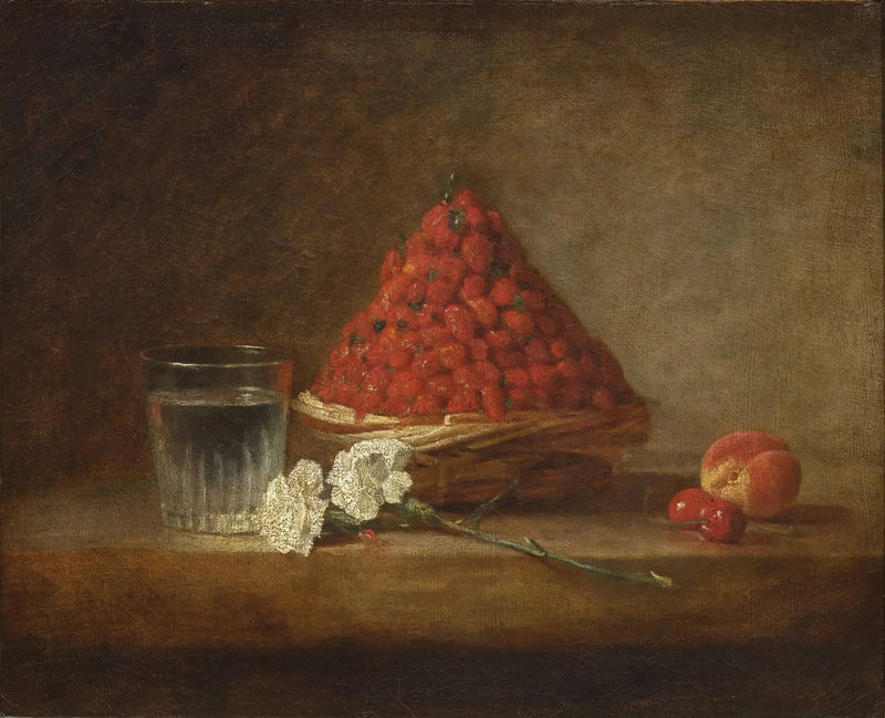 Jordbærkurv - Jean Siméon Chardin