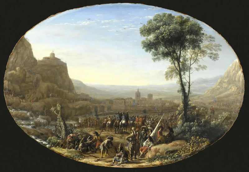 Louis XIII tvunget Suse-trinnet - Claude Lorrain