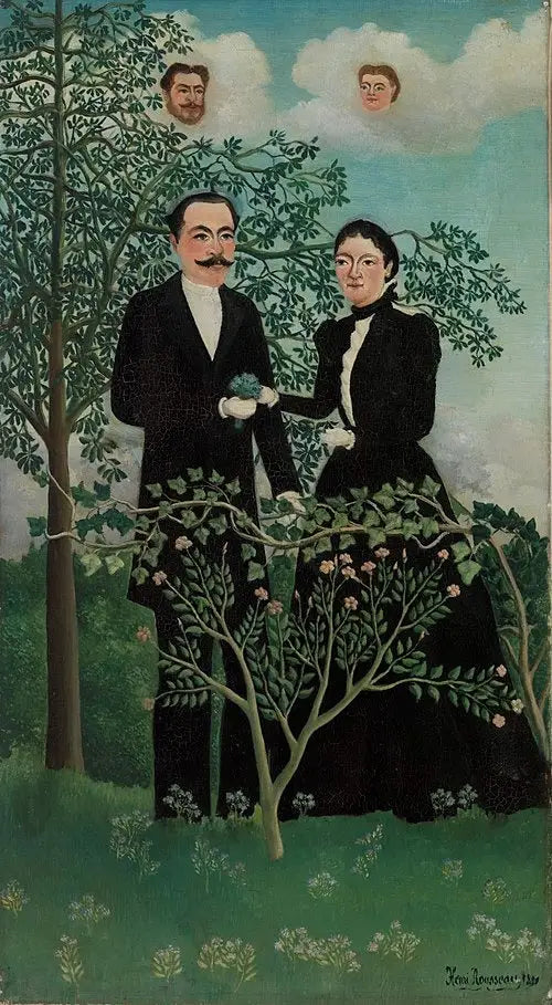 Fortid og Nutid - Henri Rousseau