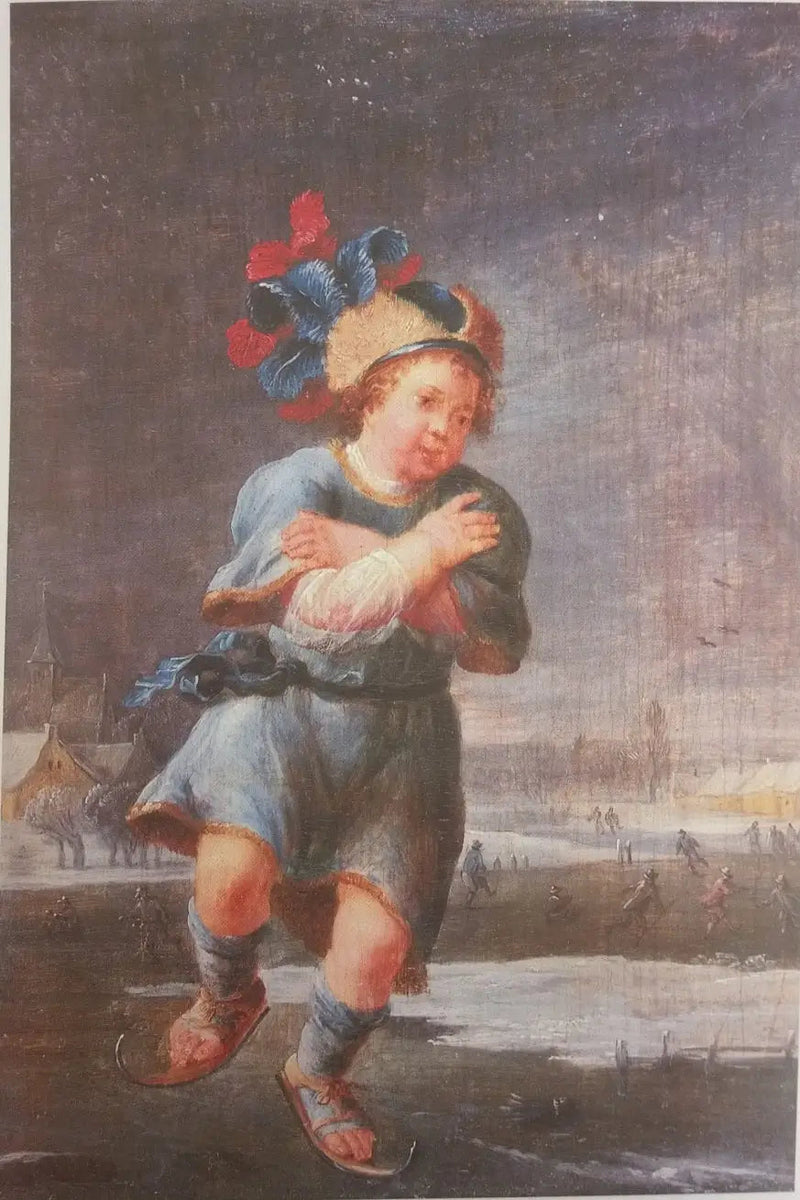 Iskøjteskøjteren - David Teniers den Yngre