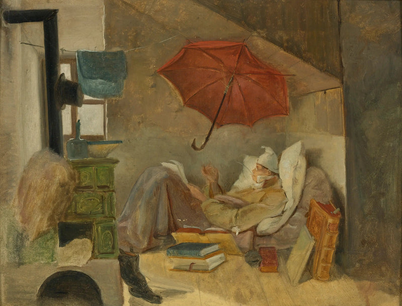 Den fattige digter - Carl Spitzweg