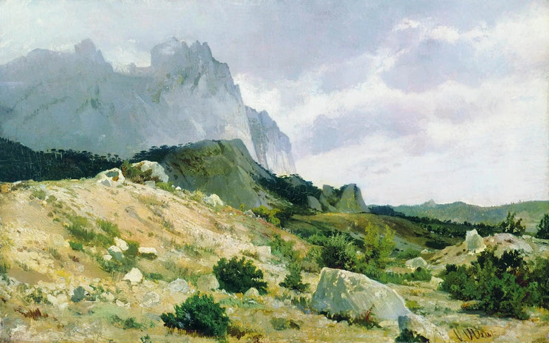 Klippe-landskab - Ivan Chichkine