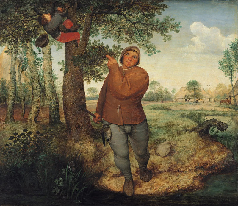 Bonden og fugleboet tyven - Pieter Brueghel den Ældre