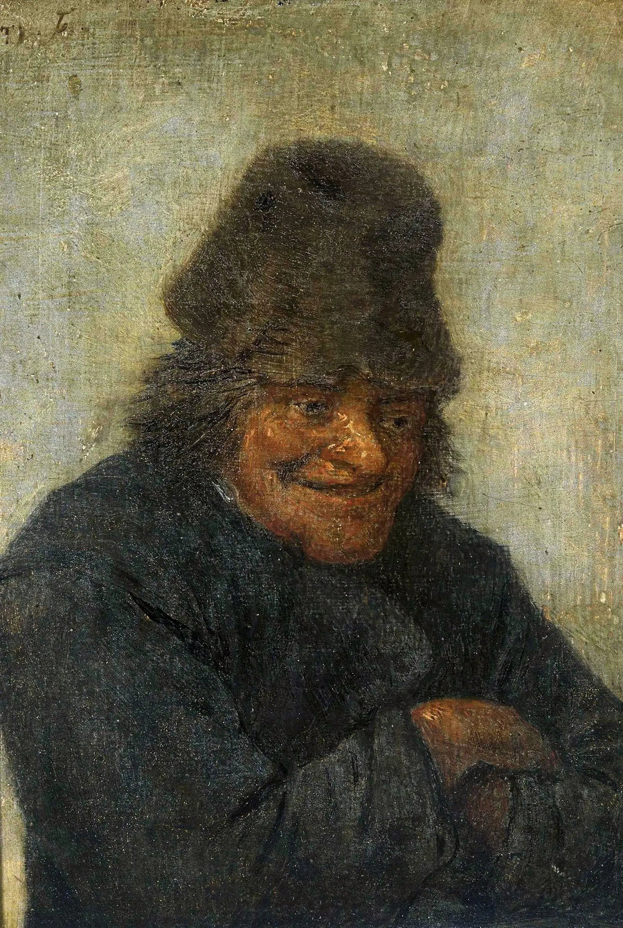Den smilende bonde. - David Teniers den Yngre