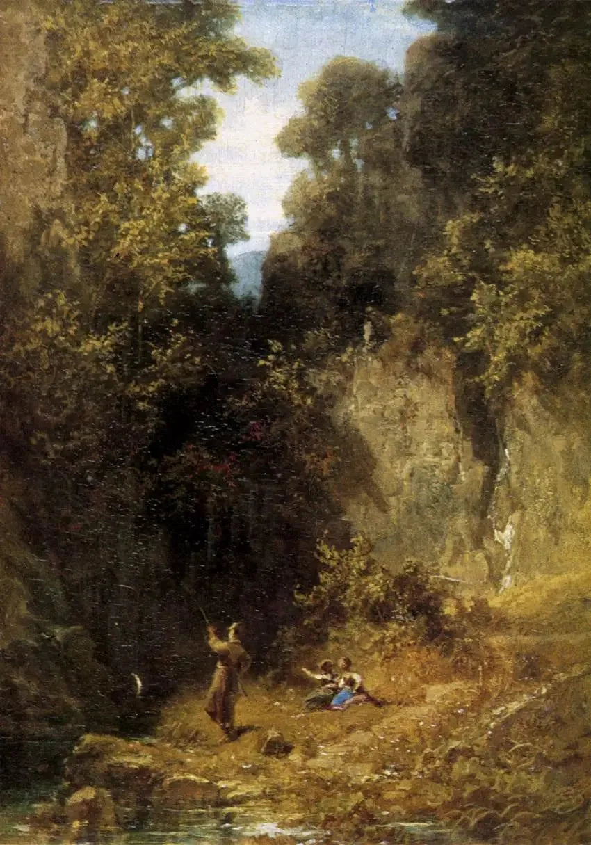 Fiskeren - Carl Spitzweg