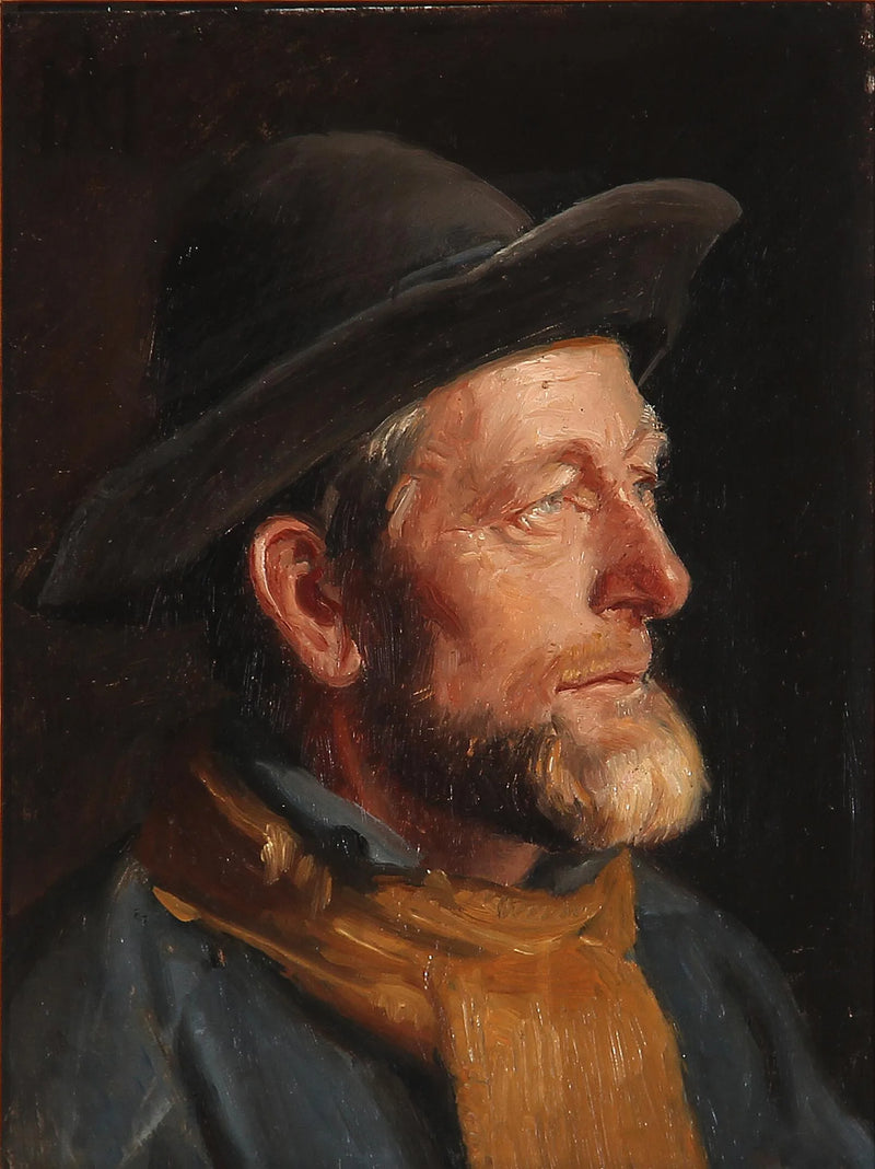 Skagensfisker og redningsbådsfrivillig Ole Svendsen. -Michael Peter Ancher