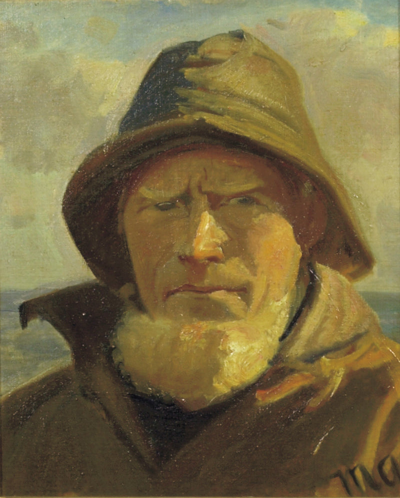 Skagensfiskeren Lars Kruse. -Michael Peter Ancher