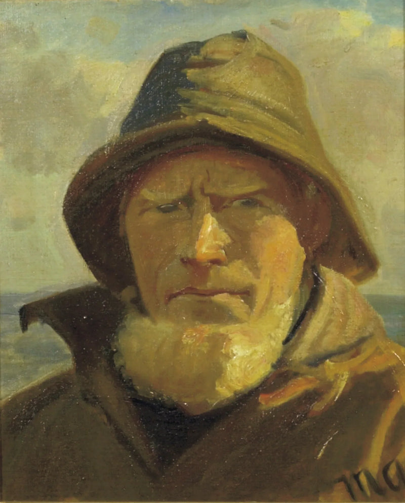 Skagensfiskeren Lars Kruse. -Michael Peter Ancher