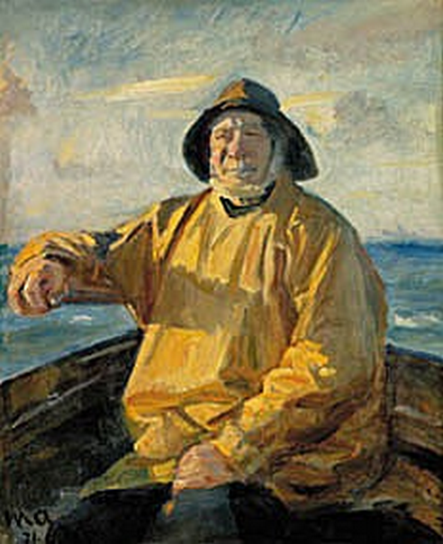 Fiskeren Lars Andersen. -Michael Peter Ancher