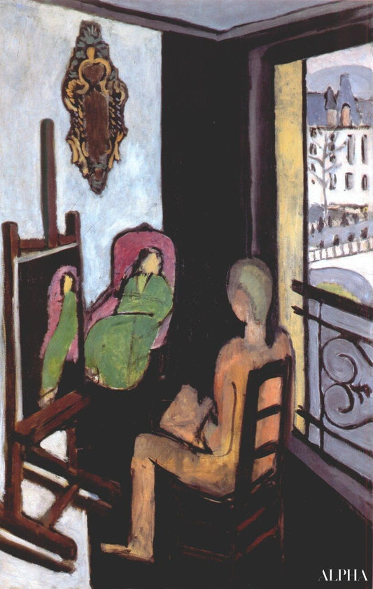 Maleren i sit atelier - Matisse - Reproduktioner af malerier og højkvalitets malerier