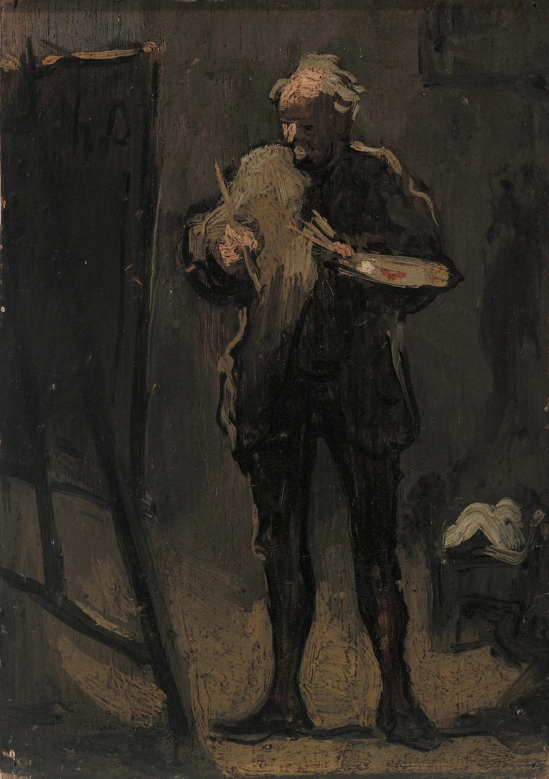 Maleren foran sit maleri - Honoré Daumier