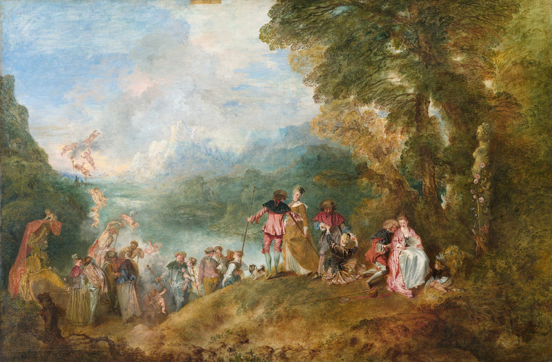 Pilgrimsfærd til Cythera-øen - Antoine Watteau
