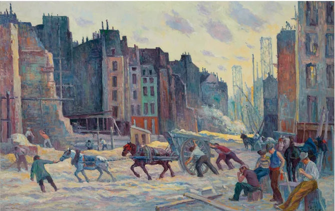 Boring af Rue Réaumur - Maximilien Luce